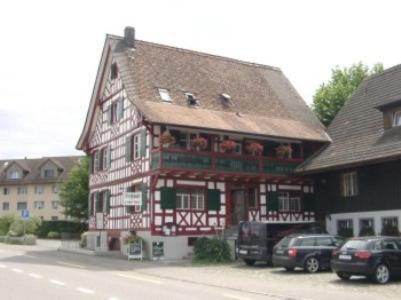 Hotel Restaurant Pizzeria Rotes Haus Münsterlingen Esterno foto